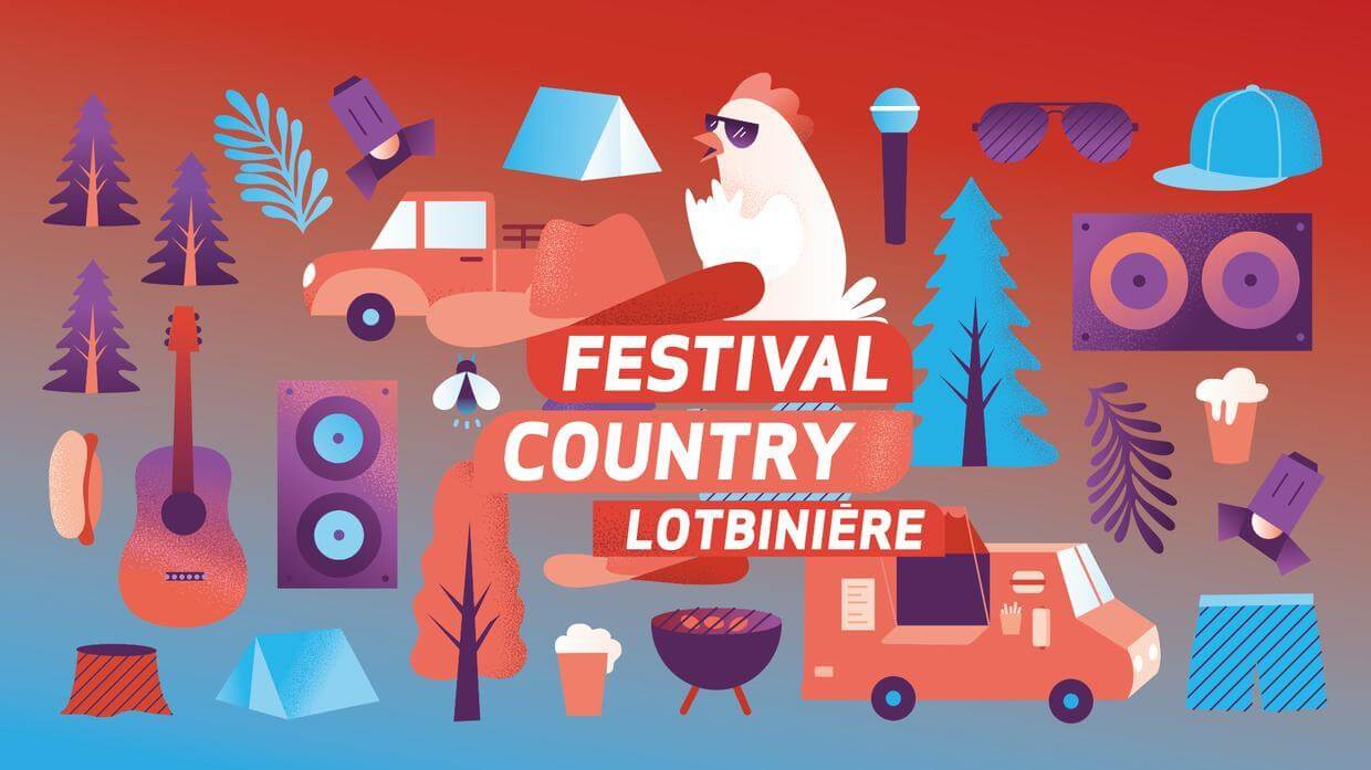 Affiche du Festival Country Lobinière